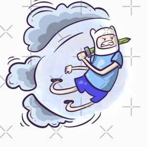 Adventure Time Hero Finn Hoodie AV291 - Image 10